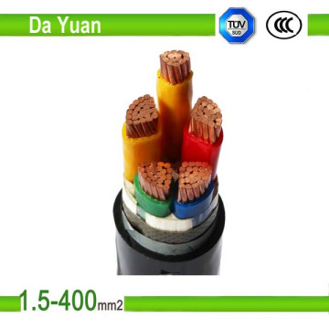 4 Core Yjv 3 * 185 + 2 * 95mm2 Cable eléctrico aislado XLPE / PVC